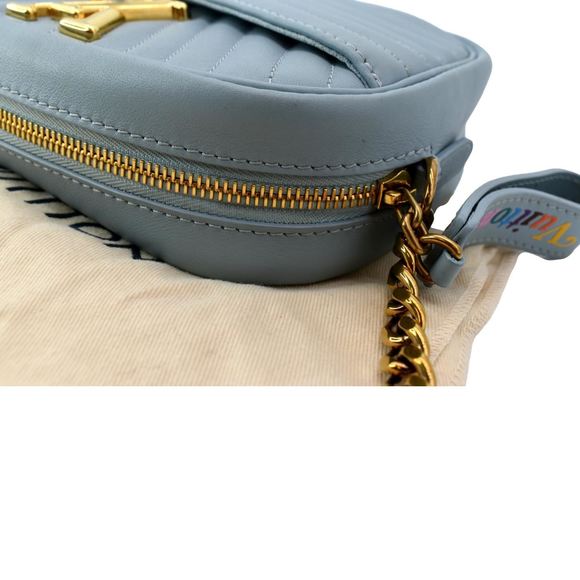 Louis Vuitton New Wave Quilted Leather Shoulder Bag Light Blue - Picture 5 of 12